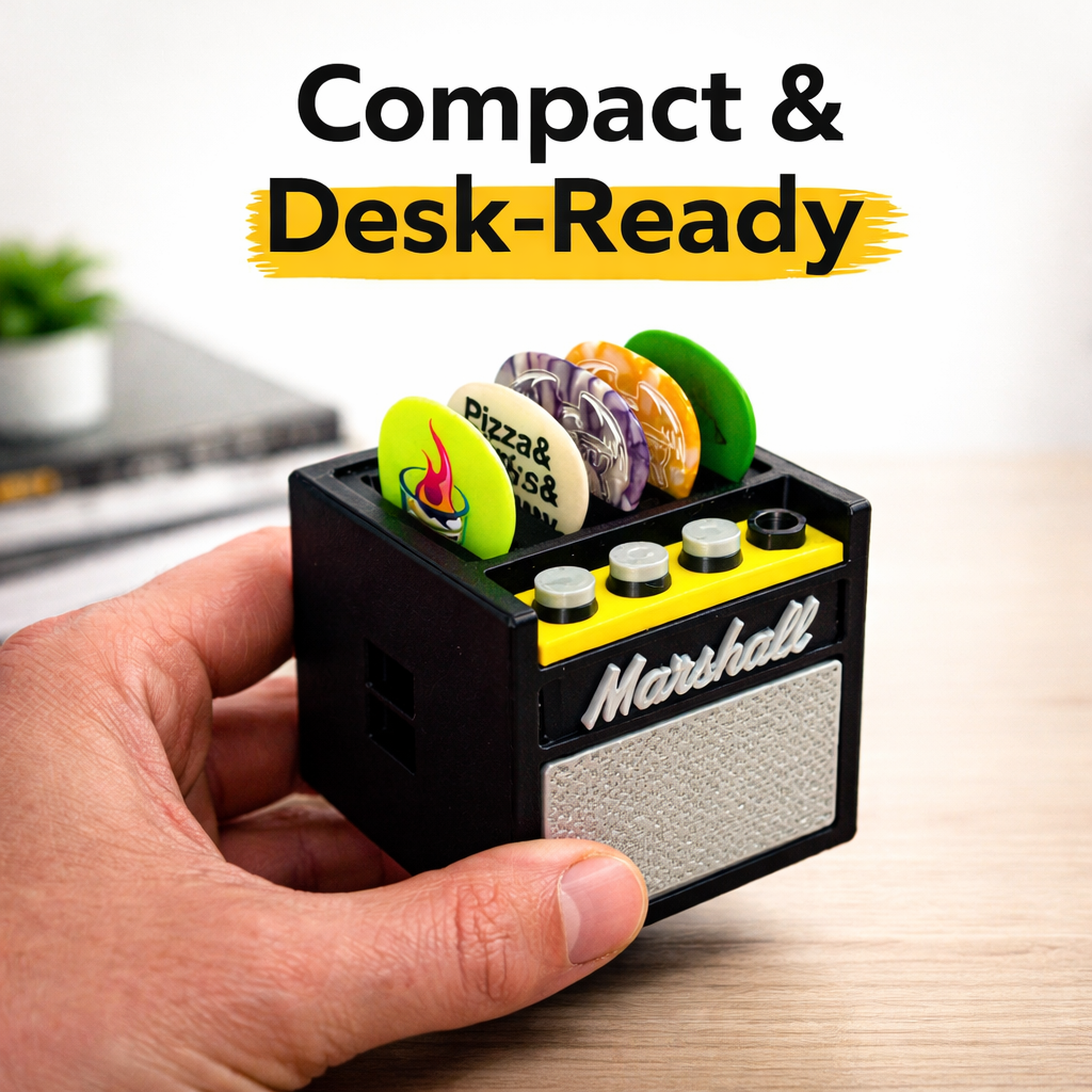 Mini Guitar AMP Pick Holder