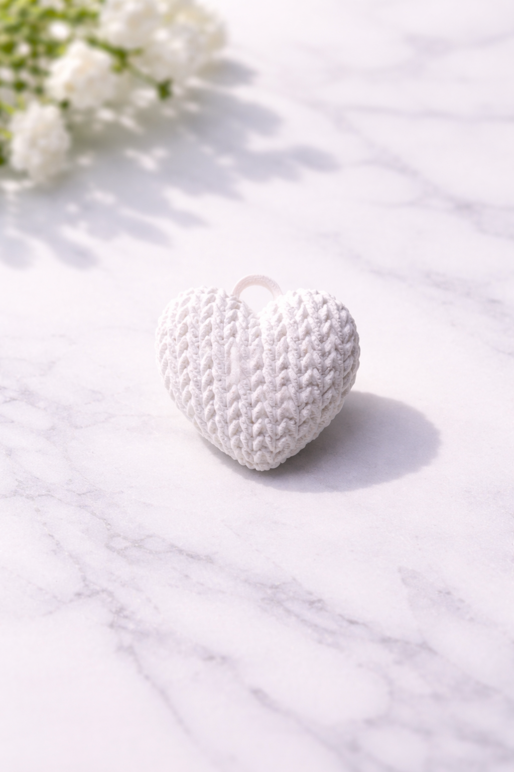 Heart Shaped Keychain with secret message